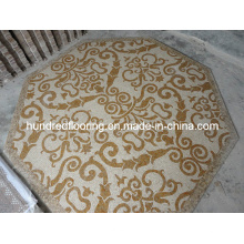 Каменная мозаичная напольная плитка, Мраморный узор мозаики (STP87)